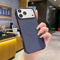 Funda de Acrílico Antigolpes para iPhone 17 18 16 15 14 13 12 11 Pro Max S26 Ultra A17 A06, Carga Inalámbrica Magnética, Cubierta Trasera