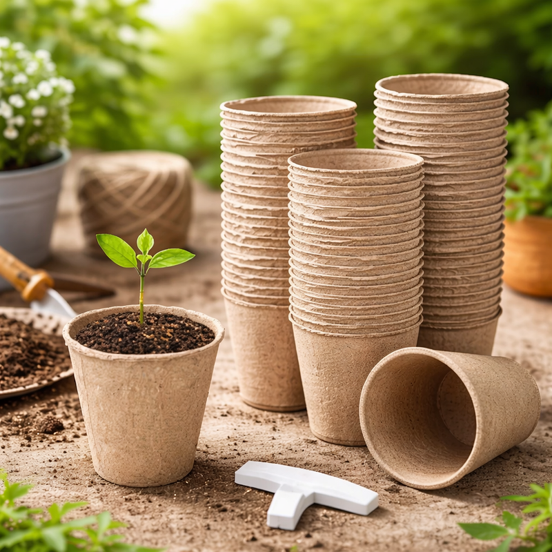 Peat Pots Round Seedling Pot Biodegradable