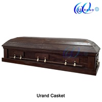 Venta Directa de Fábrica, Ataúdes de Madera de Lujo Ajustables, Ataúdes de Madera Americanos para Funerales