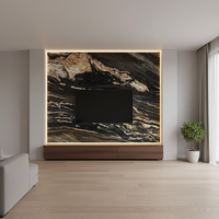 Marbre naturel Universe Gold : Pierre de qualité supérieure pour villas, escaliers, îlots et cuisines