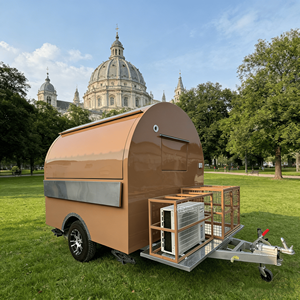 Coffee Design Trailers Fully Equipped Kitchen Ice Cream Truck Mobile Food Cart Trailer - Product Image 2