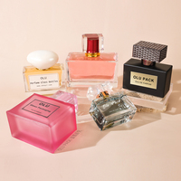 Bouteille de parfum rechargeable de haute qualité avec couvercle