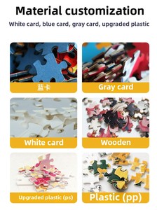 Puzzle Educativo Personalizzato <span class=keywords><strong>da</strong></span> 1000 Pezzi 380x260mm, Giochi per Bambini alla Moda con Etichetta Privata, Set Regalo in Scatola Rompecabezas - Product Image 4