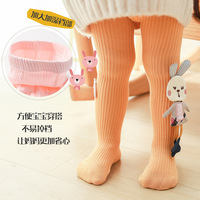 Chaussettes pour filles Yy484, printemps et automne, broderie ours, chaussettes tube, style coréen, tendance été, bas pour enfants, printemps, bébé fille