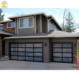 <span class=keywords><strong>Porte</strong></span> <span class=keywords><strong>de</strong></span> <span class=keywords><strong>garage</strong></span> industrielle à double section en acier nord-américain pour deux voitures et portes piétonnes - Product Image 5