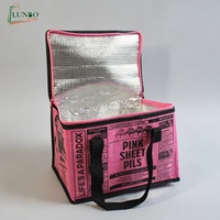 Sac isotherme personnalisé imprimé en quadrichromie, laminé, non tissé, pour la livraison de repas