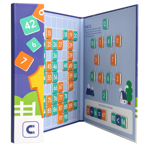 Juguetes Educativos Montessori de Nuevo Diseño, Tabla de Números del 1 al 100 para Niños y Niñas de <span class=keywords><strong>2</strong></span>+ Años, Libros de Matemáticas Tempranas, Material Didáctico de Aritmética - Product Image 5