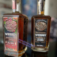 Etiquetas Adhesivas de Metal y Aluminio para Botellas de Vino, para Embalaje de Aniversario de Barrica Individual Privada