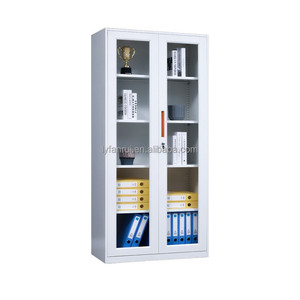 Văn phòng phẩm tủ văn phòng chất lượng cao đồ nội thất nộp hồ sơ tài liệu Hot Bán Tủ cửa kính nhà máy thép gõ xuống - Product Image 4