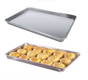 Plaque de cuisson de haute qualité, durable, antiadhésive, robuste, pour la cuisson et la rôtissure de gâteaux, biscuits, pain, pizzas au <span class=keywords><strong>four</strong></span> - Product Image 1