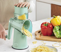 Multifunctioneel Groentesnijder Handroller Keuken Artefact Handig Pp Plastic Groothandel Groente Snijgereedschap
