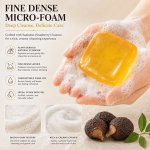 Jabón de Cristal Natural Hecho a Mano <span class=keywords><strong>con</strong></span> Sapindus, Miel, Ácido Hialurónico y <span class=keywords><strong>Aceite</strong></span> de Oliva, Espuma Fina para Limpieza Diaria Facial y Corporal - Product Image 6