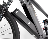 Bicicleta Eléctrica de Montaña de Primera Calidad, Todoterreno, 27.5/29'', Motor Central de 500W, M6100, 12 Velocidades, Horquilla Rockshox de 160mm, Suspensión Completa de Carbono