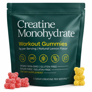 Gomitas <span class=keywords><strong>de</strong></span> Creatina Monohidrato Sin Azúcar, Fórmula <span class=keywords><strong>de</strong></span> Alta Potencia para Hombres y Mujeres, Como Suplemento Energético Deportivo - Product Image 1