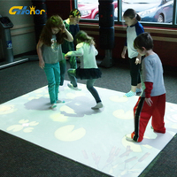 Projecteur de sol interactif pour centre de loisirs pour enfants, jeu interactif de projection, machine de divertissement interactive à vendre