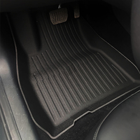 Alfombrillas Nuevas para Auto Tesla Modelo 3 2017-2019, Color Negro, para Conducir con Volante a la Izquierda/Derecha, Antideslizantes, Impermeables, de TPE Resistente, para Todo Clima