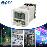 OPAHC8 Fuji relai Timer elektronik Digital tipe Fuji, sakelar kontrol waktu multifungsi dapat diprogram dengan tegangan maks 220V