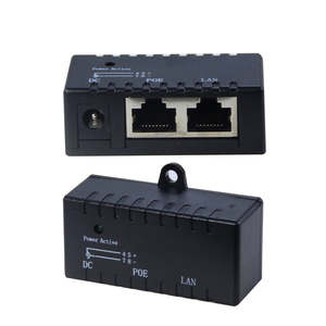 Inyector PoE Activo de 24V/12V CC, Adaptador de Alimentación por Ethernet IEEE 802.3af/at para Cámara IP, Punto de Acceso Inalámbrico, Teléfono VoIP - Product Image 2