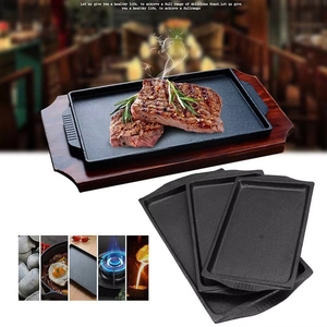 Tùy chỉnh bán buôn không dính kích thước lớn vỉ nướng PAN tấm ngoài trời gas vỉ nướng - Product Image 3