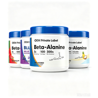 Poudre de bêta-alanine en marque privée OEM, sans saveur, pour adultes, nutrition sportive, complément pré/post-entraînement, non destiné aux femmes enceintes