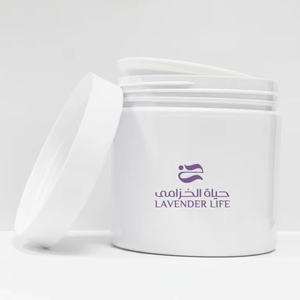 Beurre corporel en gros, pot de 500 ml, bouchon blanc, feuille d'aluminium intérieure, étiquette personnalisée, boîte en cellophane pour la vente au détail - Product Image 1