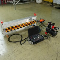 Machine à éplicer les courroies transporteuses en PU/PVC, corps en alliage d'aluminium, presse de vulcanisation refroidie par eau