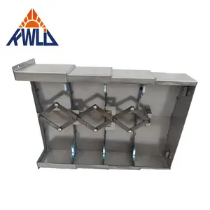 Cnc Machine Way Covers Stainless Steel 201 Machine Telescopic Protection Bellows Cover For Mechanical Engineering