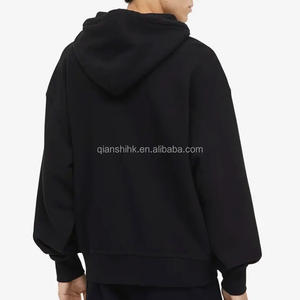 Fleece Zip up Hoodie Custom Streetwear Hoodies 100% Algodón Unisex Recortada Vintage Heavyweight Custom Zip up Hoodie - Product Image 5