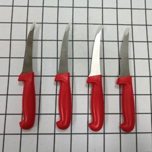 TLJL029 <span class=keywords><strong>Coltello</strong></span> da Disosso Curvo in Acciaio Inox con Manico Rosso in PP da 5 Pollici, Ultra Affilato <span class=keywords><strong>per</strong></span> Carne, Pesce e <span class=keywords><strong>Verdure</strong></span> - Product Image 1