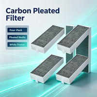 Filter HEPA Baru, Filter Karbon Aktif, Filter Udara Lipat, Pengganti Filter AC Kabin, Menghilangkan Bau, VOC, Asap, ODM, OEM