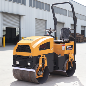 Nouvelle Compactrice Vibrante Double Tambour 1 Tonne Économique Autoportée pour le Compactage des Terrains et des Pelouses - Product Image 2