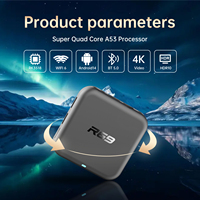 Boîtier TV Android OEM R69 avec chipset Rockchip RK3518, Android 14, Ethernet 100M, USB 3.0, 4K UHD, HDR10, Wi-Fi 6