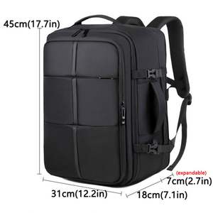 Mochila para Portátil de 14 Pulgadas, Nueva, Unisex, para Viajes de Negocios, Extensible, Impermeable, de Oxford, Portátil, Duradera, para Estudiantes - Product Image 5