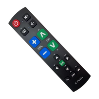 Nouvelle télécommande universelle A-TV18+ pour tous les téléviseurs et fonctions d'apprentissage, télécommande à gros boutons pour les personnes âgées
