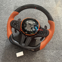 Volant de sport Paddle Shift pour BMW M2 M3 M4 M5 M6 F30 F10 F35 F22 E46 E90 E92 F10 F30 LED Volant en fibre de carbone