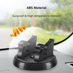 ที่วางโทรศัพท์ในรถยนต์ ABS อเนกประสงค์ขาตั้งแดชบอร์ดที่ยึดที่มั่นคงพร้อมคลิปฟรีและที่ยึดโทรศัพท์ในรถยนต์สีดำแบบหมุนได้ - Product Image 2
