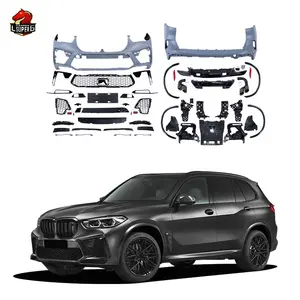 x5 g05 upgrade X5M full body kit facelift f95 x5m auto front bumper rear bumper side skirt exhaust tips over fenders car bumpers