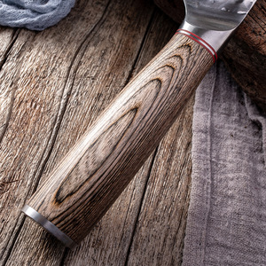 Ensemble de 6 couteaux à désosser avec manche en bois de Pakka et acier au carbone 4Cr13, couteau de <span class=keywords><strong>boucher</strong></span> Viking utilitaire en métal durable - Product Image 6