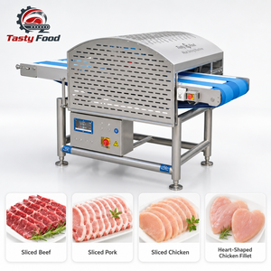 Trancheuse à viande adaptée à la découpe et à la découpe en dés de viande fraîche, haute efficacité, entièrement automatique - Product Image 1