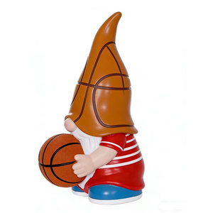 Figura <span class=keywords><strong>de</strong></span> Gnomo <span class=keywords><strong>de</strong></span> Baloncesto Pintada a Mano en Resina, Decoración <span class=keywords><strong>de</strong></span> <span class=keywords><strong>Jardín</strong></span>, Estatua para Exteriores Resistente a la Intemperie - Product Image 4