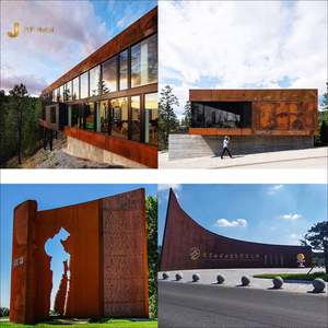 EX694 Paravents de jardin modernes pliables en acier inoxydable découpés au laser et perforés avec un design multifonctionnel - Product Image 6