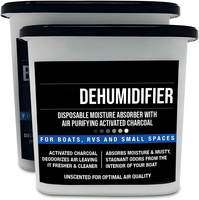 Boîte déshumidificatrice personnalisée OEM ODM, absorbeur d'humidité à charbon actif, jetable, anti-fuite, pour bateaux, camping-cars, vente en gros, usage domestique