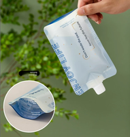 Sachets de jus imprimés à bec verseur, jetables, anti-fuite, en PET de qualité alimentaire, pour jus maison, thé Boba, café - Vente en gros
