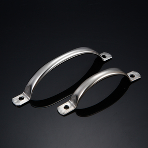Stainless Steel Cabinet <b>Handles</b> Thickened Modern Minimalist Round Tube Wardrobe <b>Door</b> Pulls with <b>Screws</b> - Product Image 2