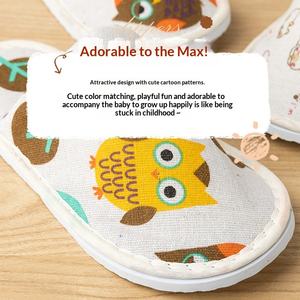 Chaussons jetables pour enfants en polaire corail, antidérapants, portables, mignons, pour hôtels cinq étoiles, gîtes, chambres familiales haut de gamme et voyages - Product Image 2