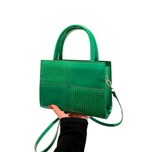 2025 nueva llegada Bolsos De Mujer costura Color señora bolsos cruzados moda cocodrilo patrón Pu bolsos para mujer al por mayor - Product Image 4