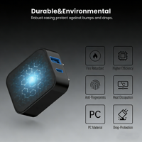 Chargeur mural portable Tommox 45W avec prise EU, chargeur rapide USB-C 20W pour téléphone portable, chargeur rapide USB-C 30W, vente en gros