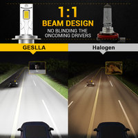 Phare de voiture LED haute puissance 260W 31200Lm pour X5 A3 Ampoules H7/H4/H1/H11 Étanche IP68 Faisceau blanc naturel 6500K