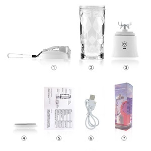 <span class=keywords><strong>Blender</strong></span> juicer מיני בלנדר נייד בלנדר נייד מחליק גביע juicer ו-חלבון G25-99 שייקר ידני - Product Image 4
