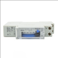 Naidian SUL180a Sakelar Waktu Terprogram 24 Jam Interval 15 Menit Timer Gear 16A 220-240VAC Bertenaga Baterai
